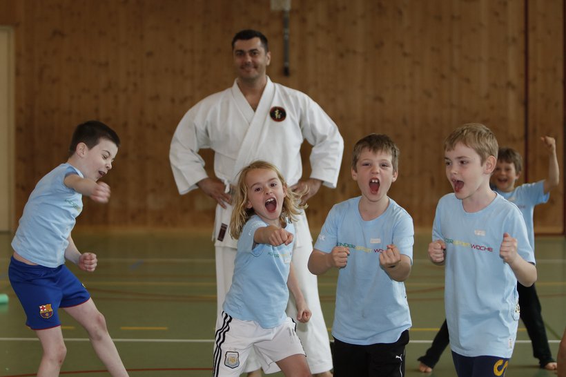 Karate mit Trainer